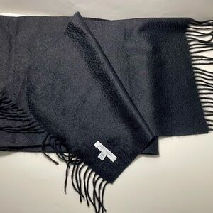 John W. Nordstrom 100% Cashmere Scarf – Black – Soft & Luxurious